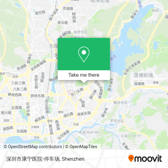 深圳市康宁医院-停车场 map