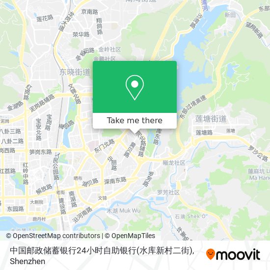 中国邮政储蓄银行24小时自助银行(水库新村二街) map