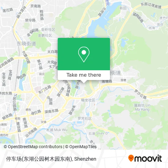 停车场(东湖公园树木园东南) map