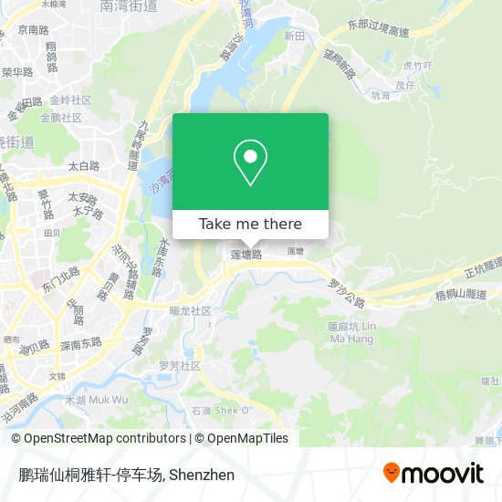 鹏瑞仙桐雅轩-停车场 map