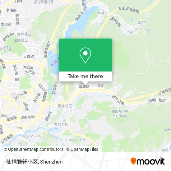 仙桐雅轩小区 map