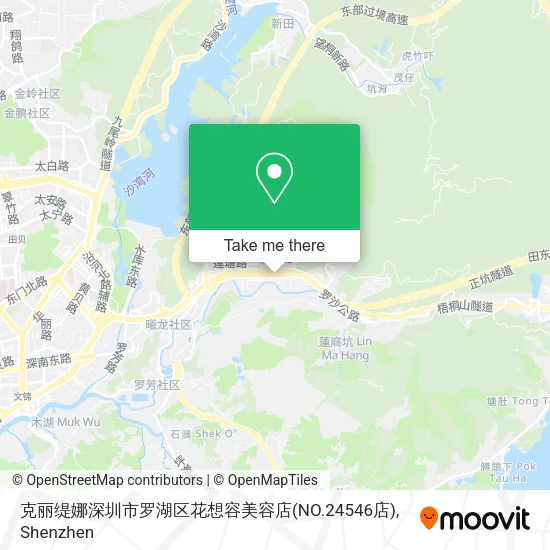 克丽缇娜深圳市罗湖区花想容美容店(NO.24546店) map