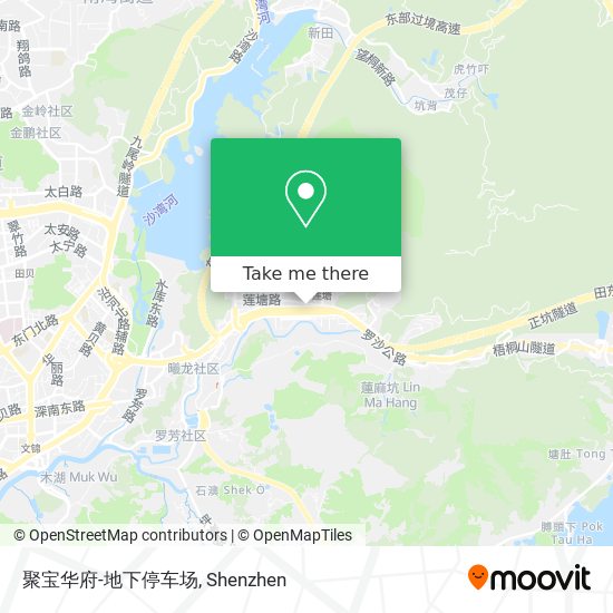 聚宝华府-地下停车场 map