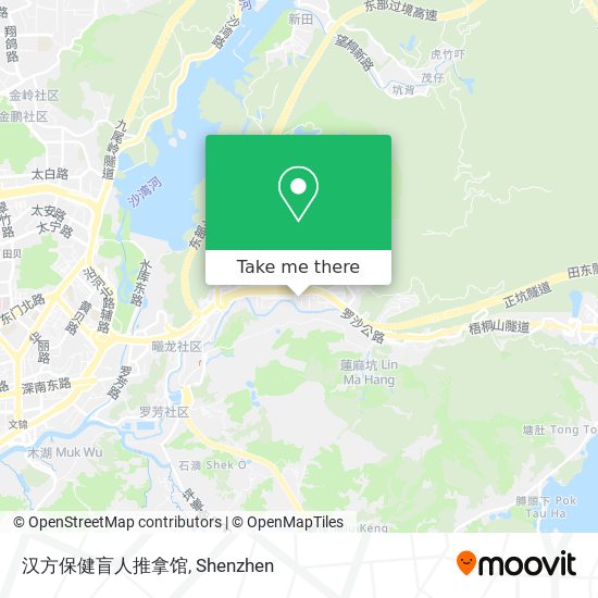 汉方保健盲人推拿馆 map