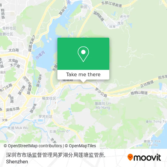 深圳市市场监督管理局罗湖分局莲塘监管所 map