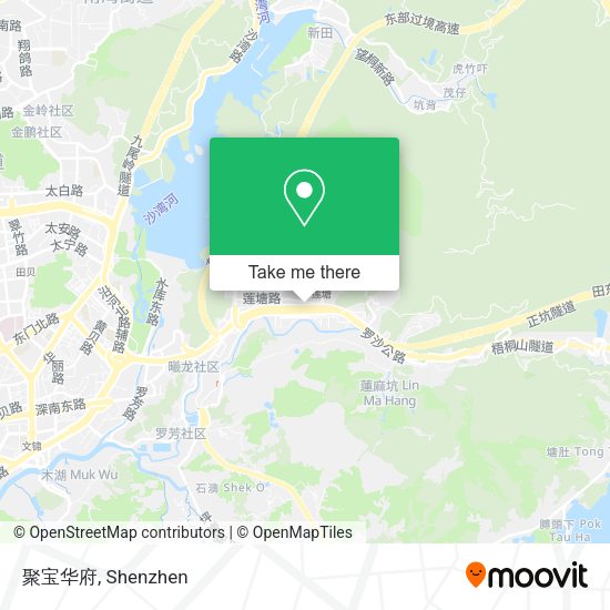 聚宝华府 map