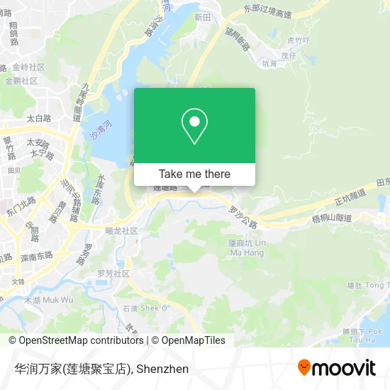 华润万家(莲塘聚宝店) map