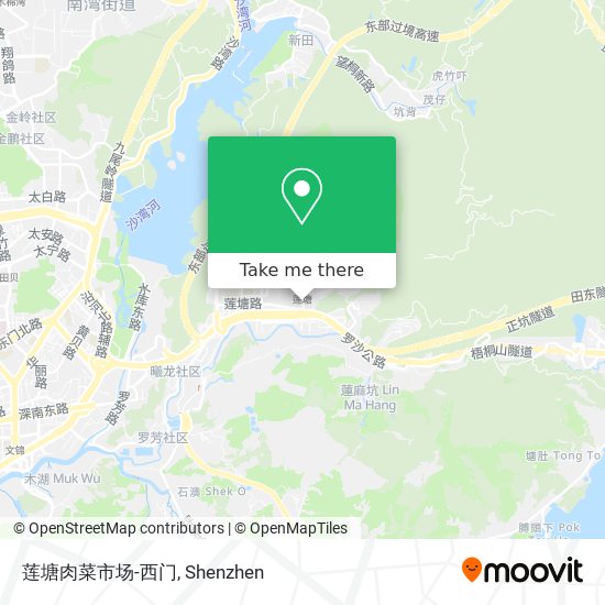 莲塘肉菜市场-西门 map