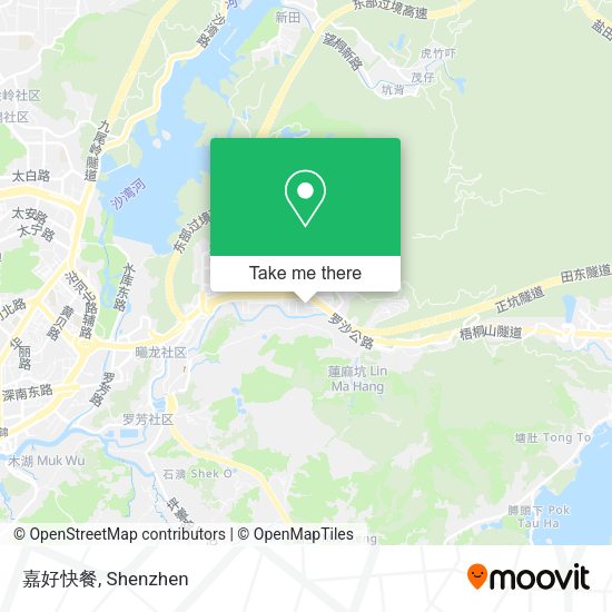 嘉好快餐 map