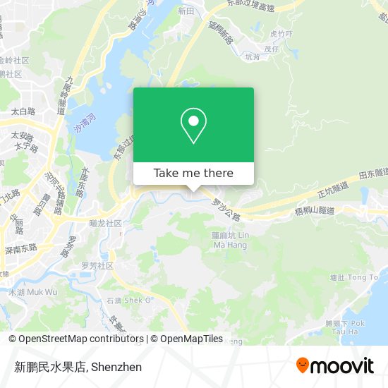 新鹏民水果店 map
