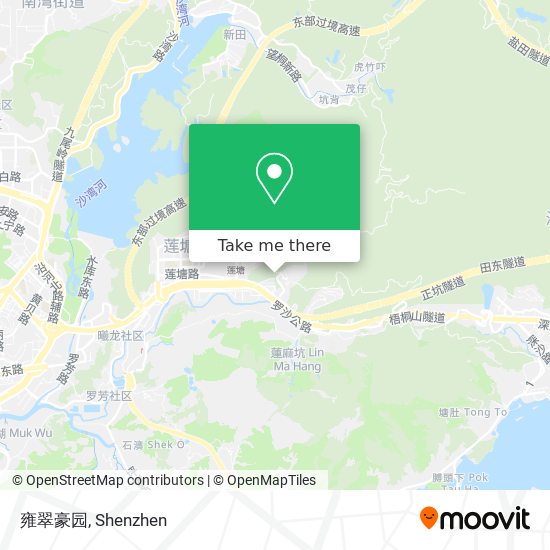 雍翠豪园 map