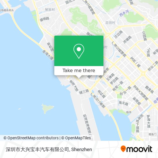 深圳市大兴宝丰汽车有限公司 map