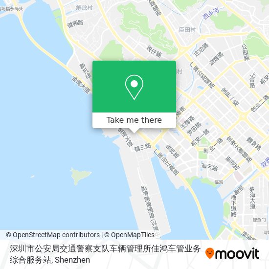 深圳市公安局交通警察支队车辆管理所佳鸿车管业务综合服务站 map