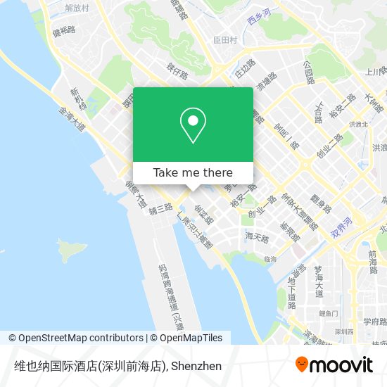 维也纳国际酒店(深圳前海店) map