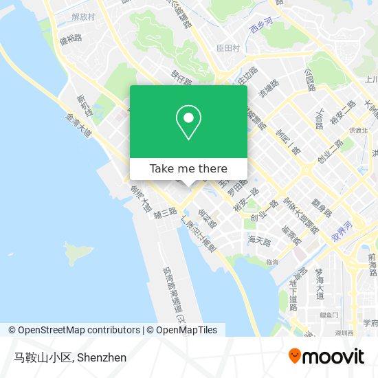 马鞍山小区 map