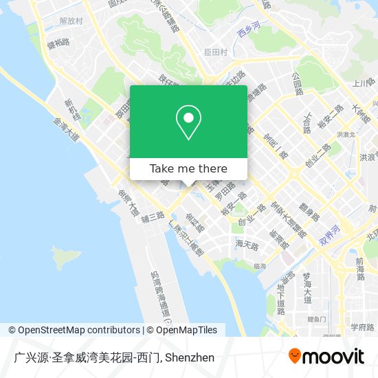 广兴源·圣拿威湾美花园-西门 map