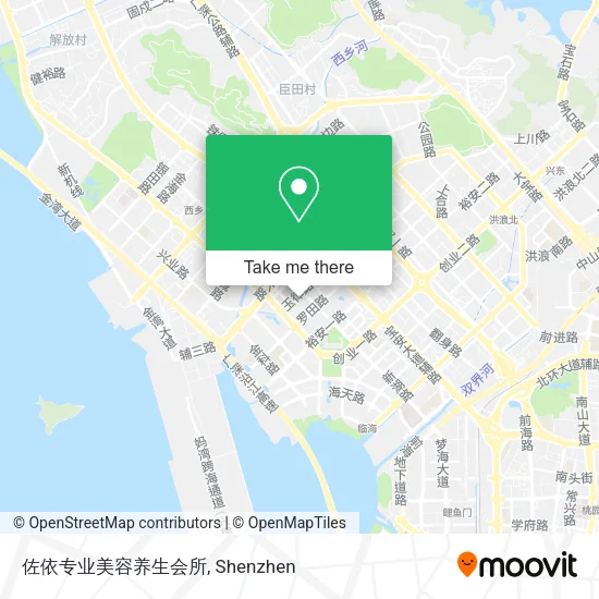 佐依专业美容养生会所 map