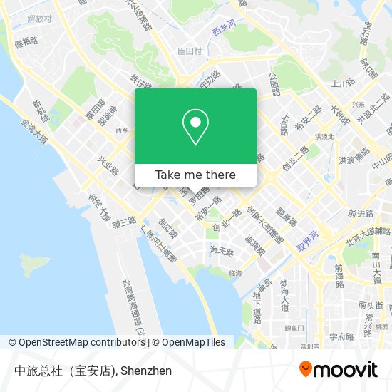 中旅总社（宝安店) map