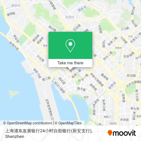 上海浦东发展银行24小时自助银行(新安支行) map