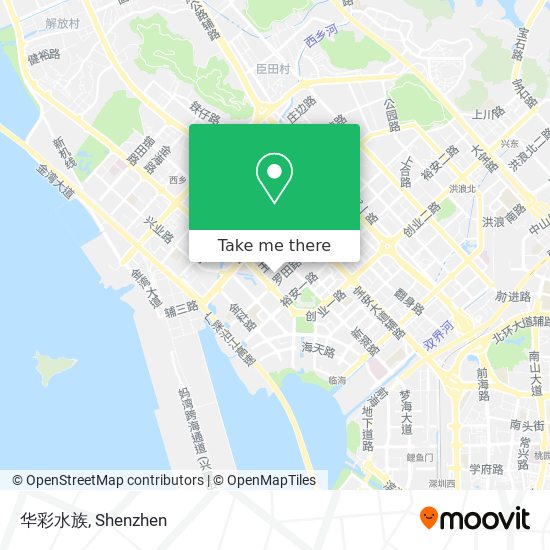 华彩水族 map