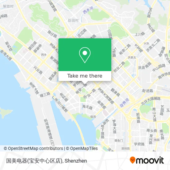国美电器(宝安中心区店) map