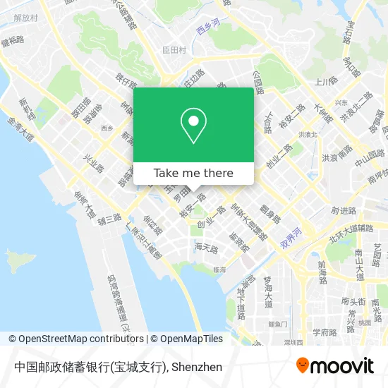 中国邮政储蓄银行(宝城支行) map