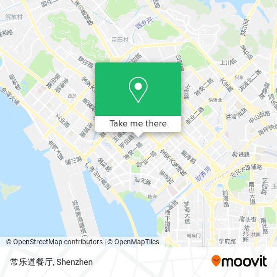 常乐道餐厅 map