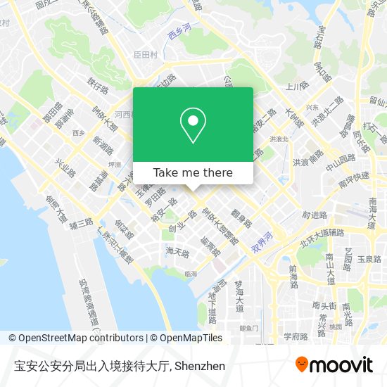 宝安公安分局出入境接待大厅 map