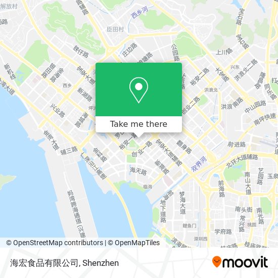 海宏食品有限公司 map