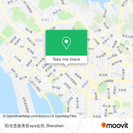 阳光贵族美容spa会所 map