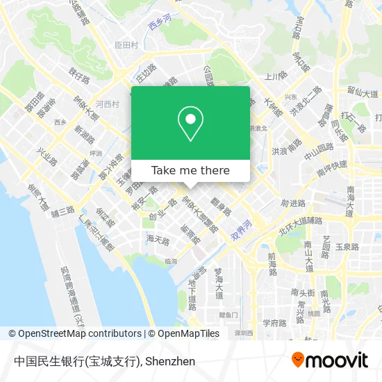 中国民生银行(宝城支行) map