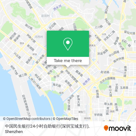 中国民生银行24小时自助银行(深圳宝城支行) map