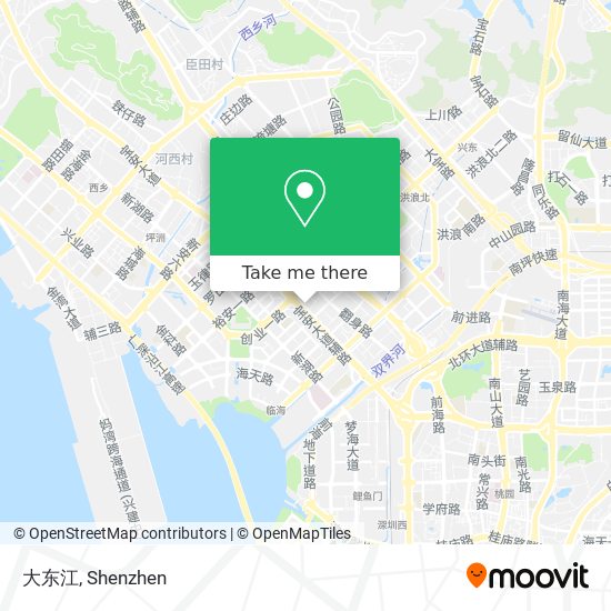 大东江 map