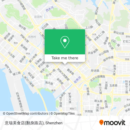 意瑞美食店(翻身路店) map