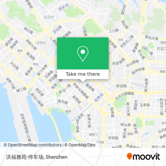 洪福雅苑-停车场 map