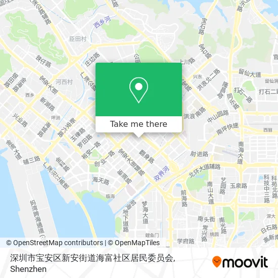 深圳市宝安区新安街道海富社区居民委员会 map