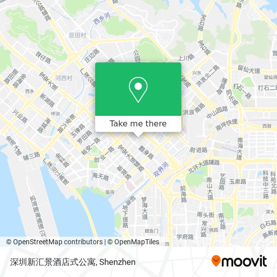 深圳新汇景酒店式公寓 map