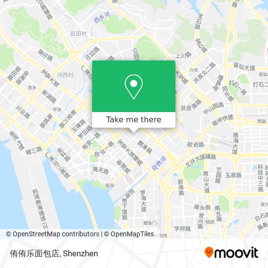 侑侑乐面包店 map
