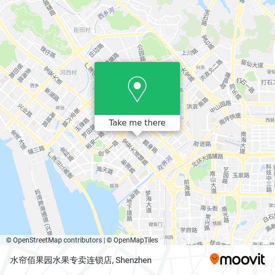 水帘佰果园水果专卖连锁店 map