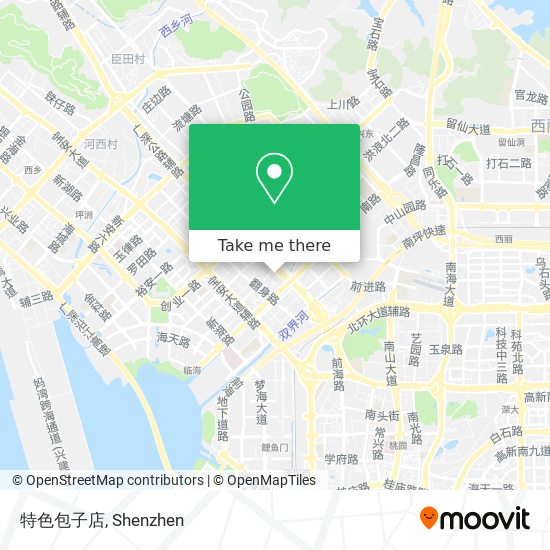 特色包子店 map