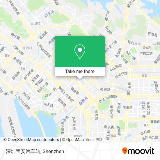 深圳宝安汽车站 map
