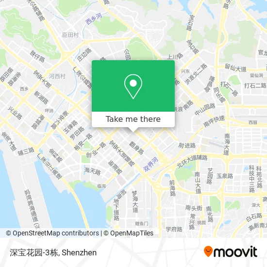 深宝花园-3栋 map