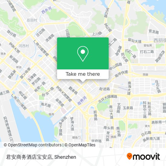 君安商务酒店宝安店 map
