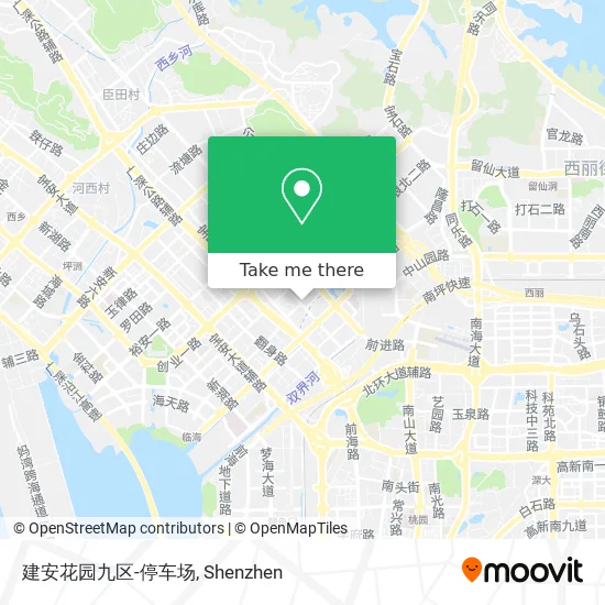 建安花园九区-停车场 map