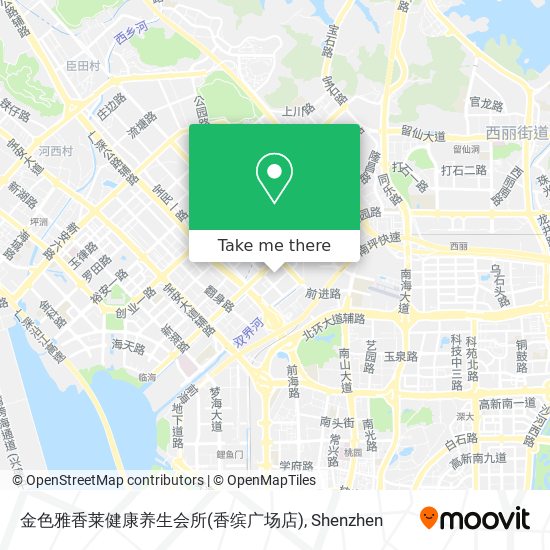 金色雅香莱健康养生会所(香缤广场店) map