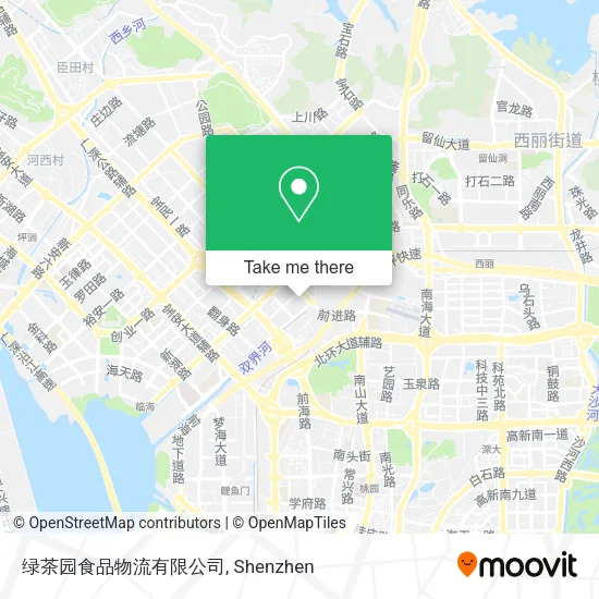 绿茶园食品物流有限公司 map
