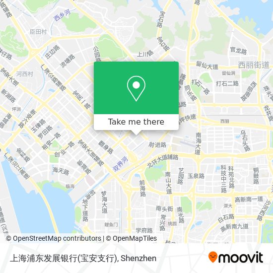 上海浦东发展银行(宝安支行) map