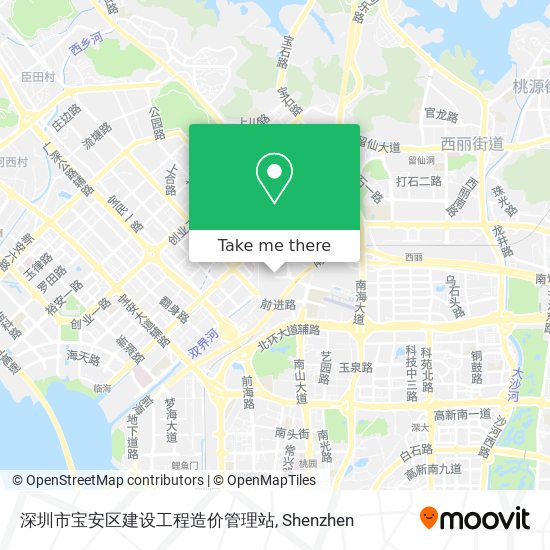 深圳市宝安区建设工程造价管理站 map