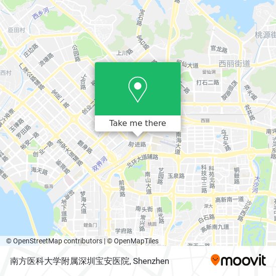 南方医科大学附属深圳宝安医院 map