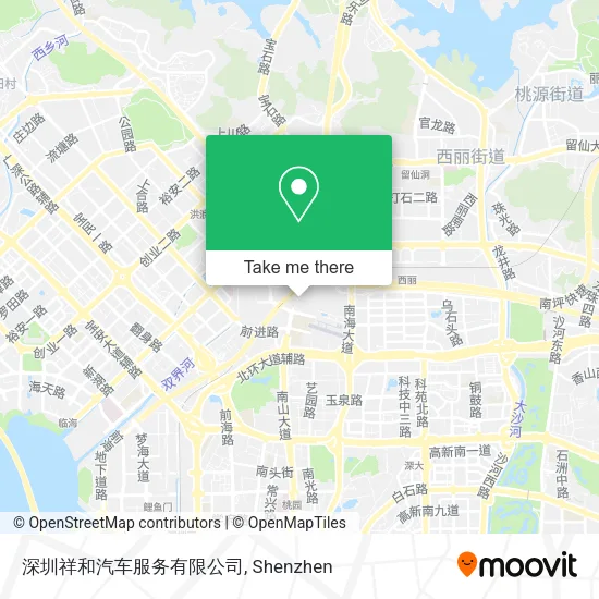 深圳祥和汽车服务有限公司 map